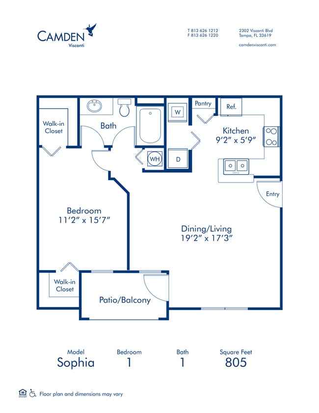 Floorplan - Camden Visconti