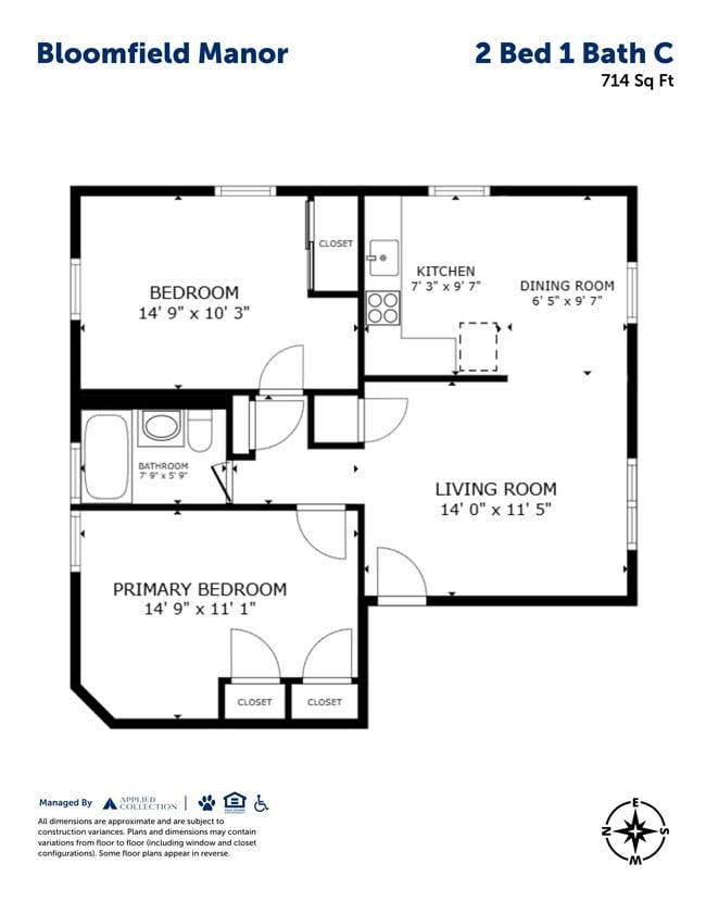 Floorplan - Bloomfield Manor