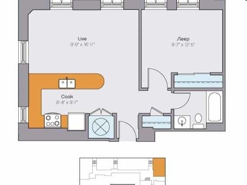 1BR/1BA - Clyde Manor
