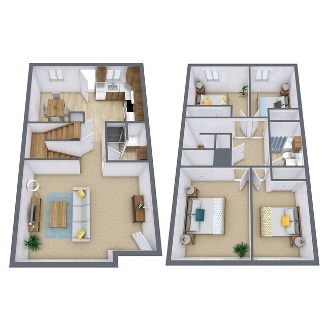 Floorplan - Sheyenne Terrace Townhomes