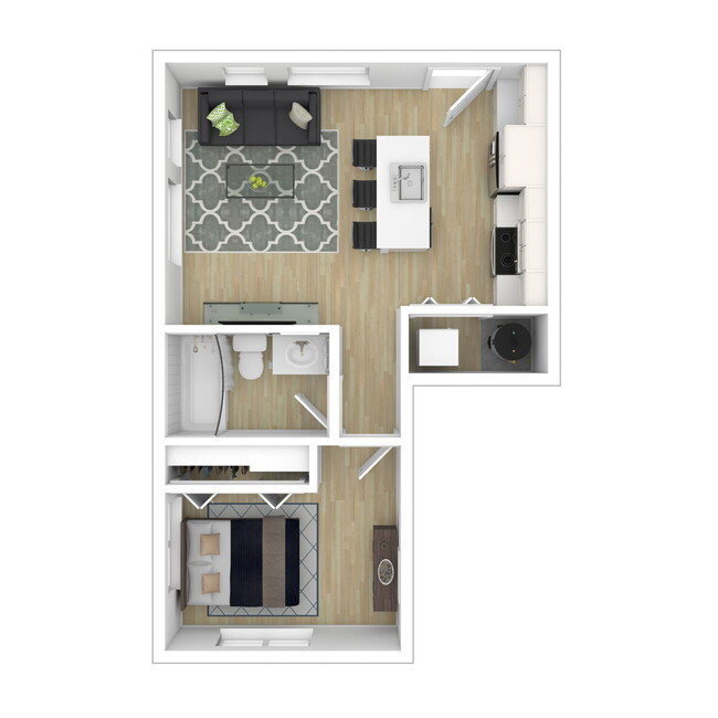 Floorplan - South Warner St Apts