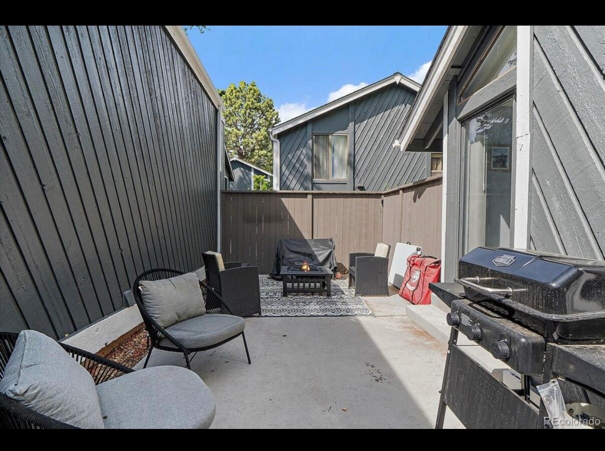 Rear backyard - 10177 E Peakview Ave
