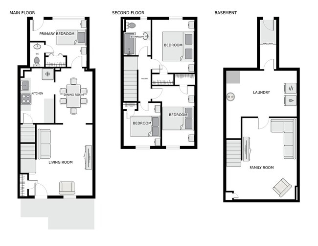 Building Photo - Large 4BR Row House with Basement