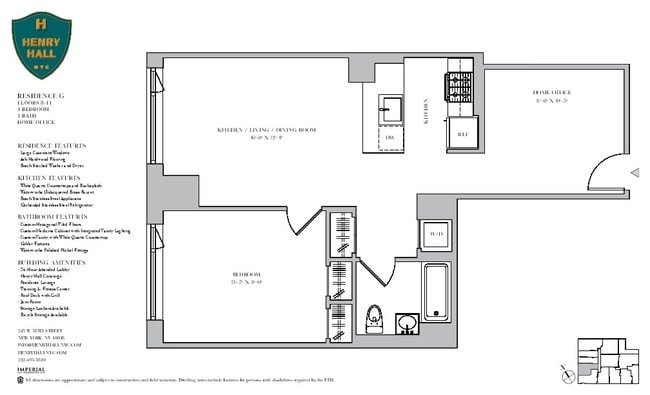 Floorplan - Henry Hall