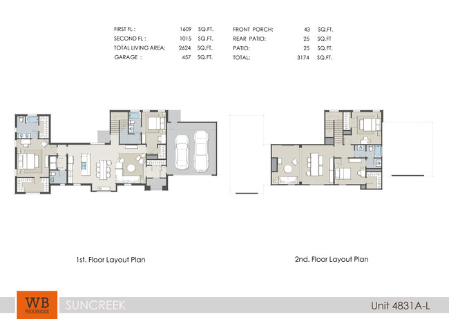 Floorplan - The Oaks at Suncreek Estates