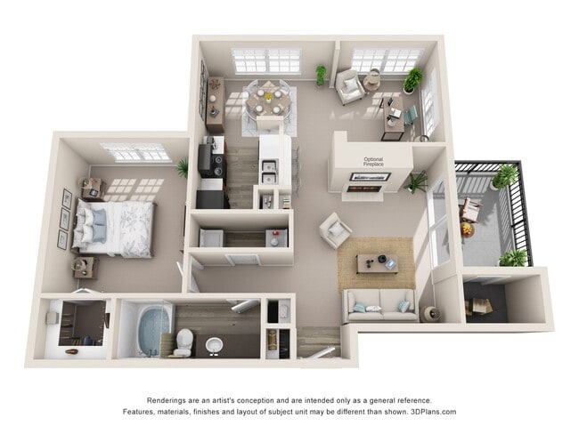 Floorplan - TalaVera Apartments