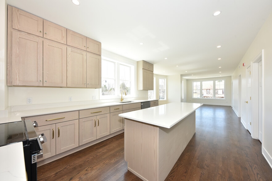 Kitchen Island and Living Space - 104 E Prospect St