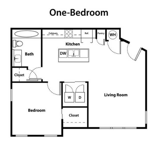Floorplan - Silos on the Square - Now Offering: Free Prorated Rent in December on All 1 Bedrooms!