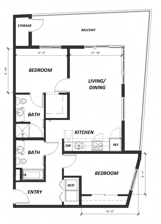 Floorplan - AVIVA Apartments