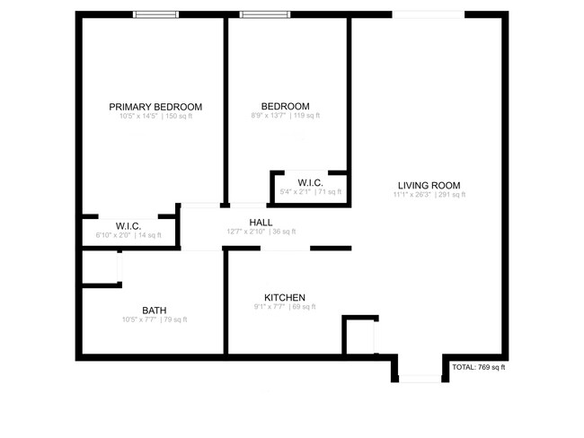 Floorplan - Roosevelt on Main Apartments