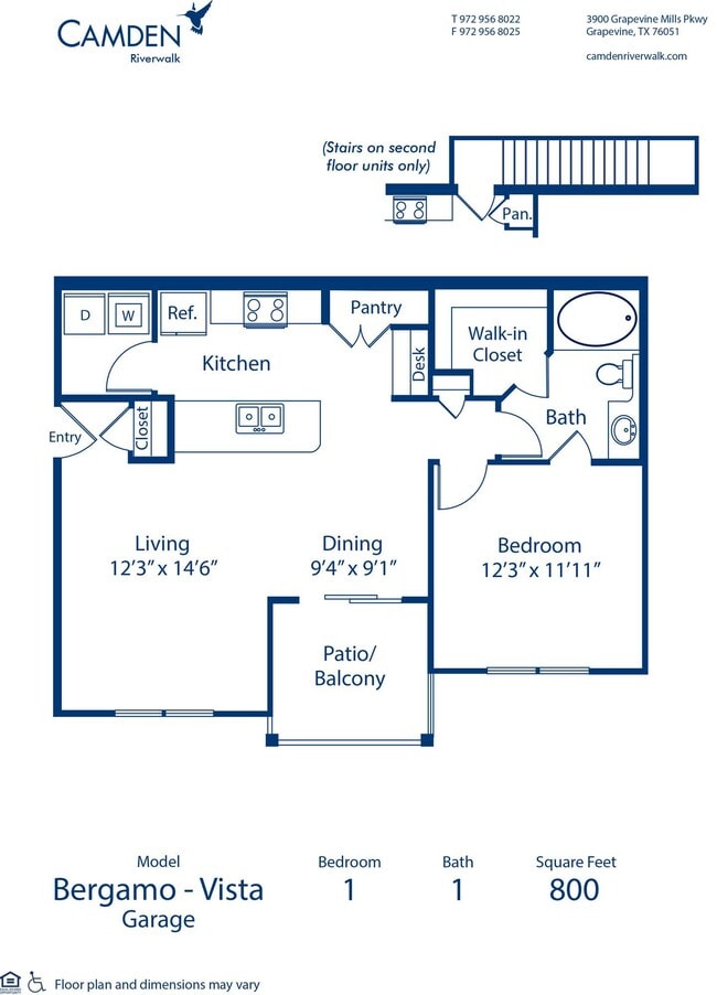 Floorplan - Camden Riverwalk