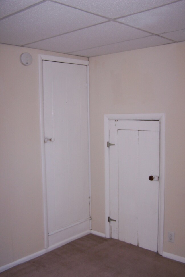 Attic door and Door to Bonus Room - 141 N Bedford St