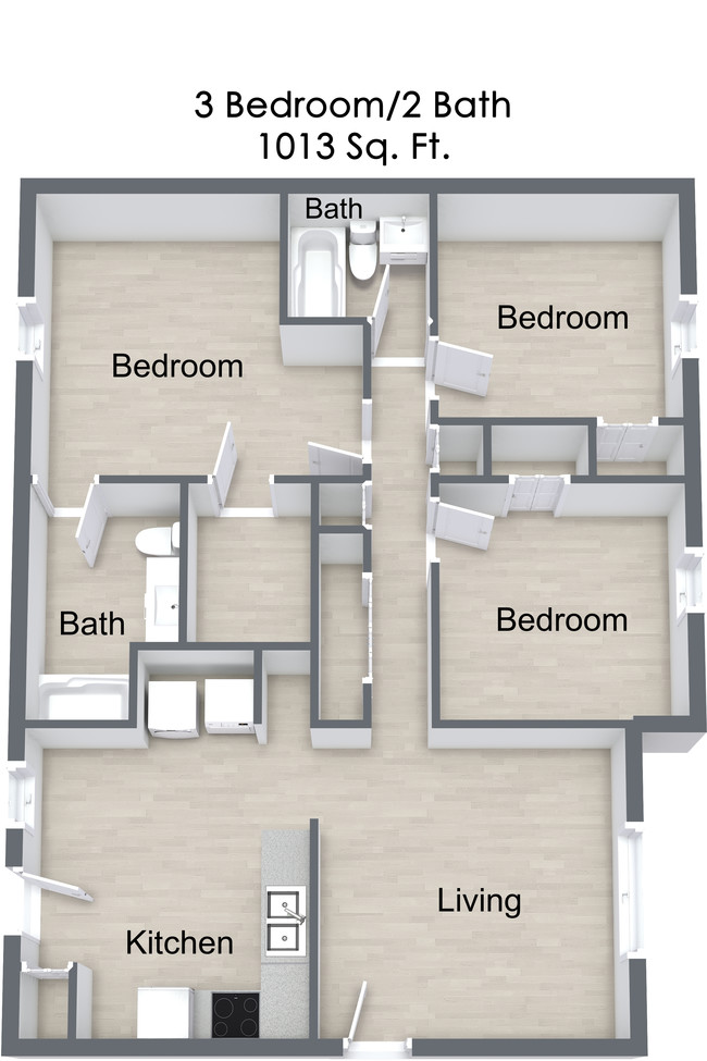 Floorplan - Landon Trace Townhomes