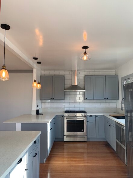 Brand new kitchen, KitchenAid stove and vent hood, fisher & paykel dish drawer dishwasher and new re - 515 N Atlantic Blvd