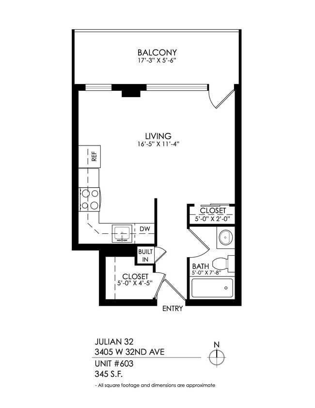 Floorplan - Julian32 at Highlands Square