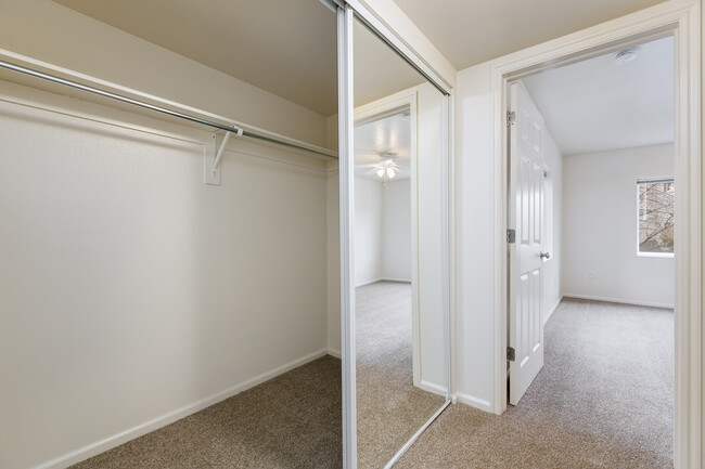 Closet and Bedroom - Rembrandt Park Apartments