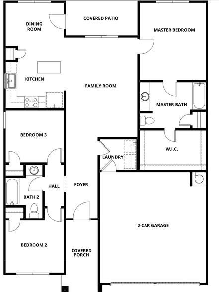 Floor plan - 2914 Beeswax St