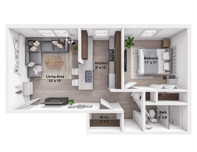 Floorplan - Copley Court Apartments