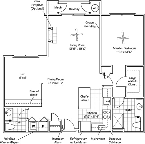 Floorplan - The Reserve at Eisenhower