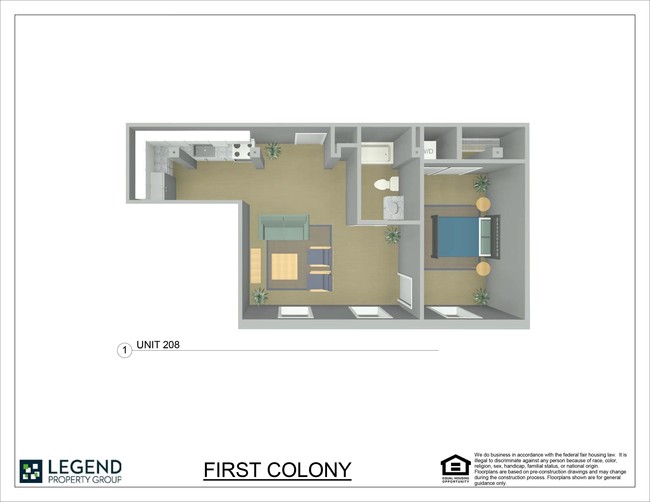 Floorplan - First Colony Flats