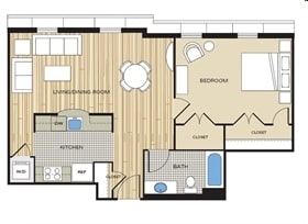 1BR/1BA - Cortland Alexandria