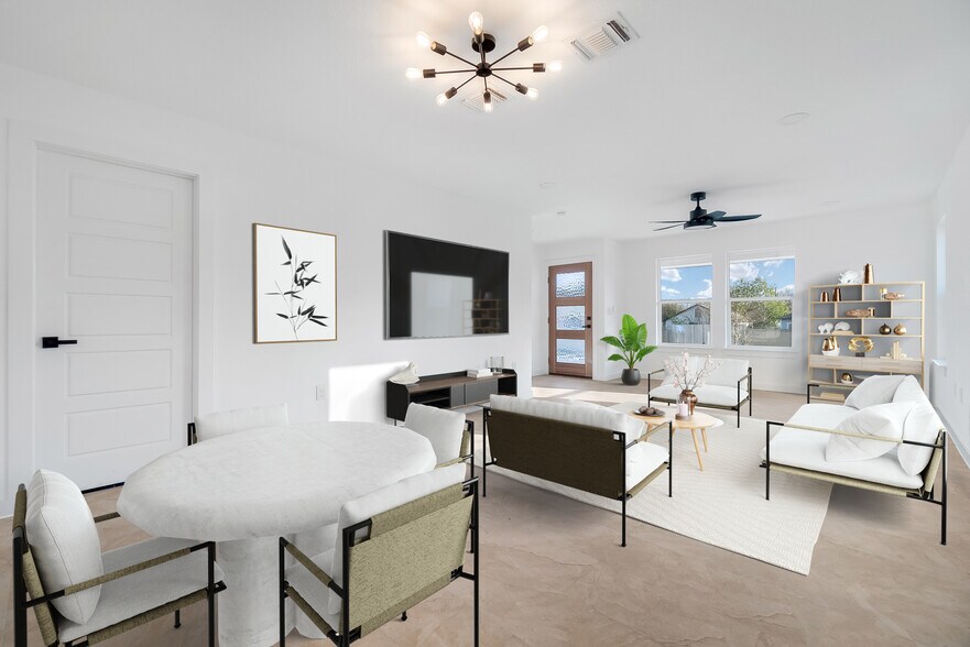 Virtually Staged - Living Room - 115 Alabama St