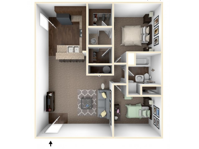 Floorplan - Fountain Lake Villas