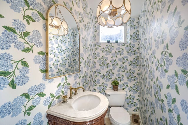 1st floor powder room - 772 Harvard St NW