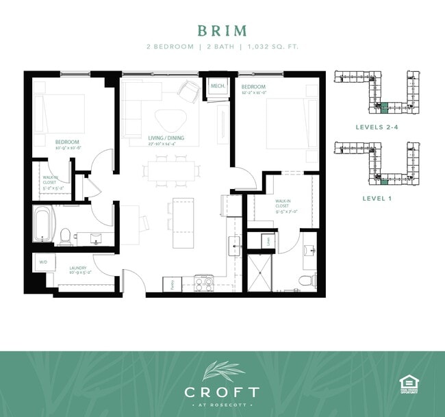 Floorplan - Croft at Rosecott