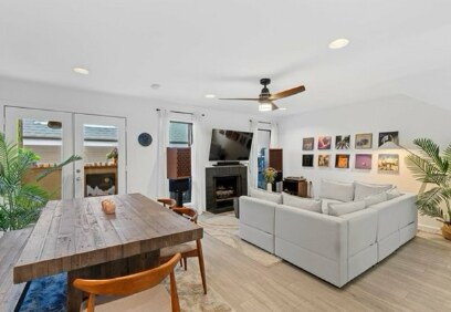 Spacious living and dining areas - newly updated - 1106 W 6th St