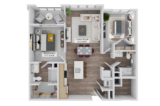 Floorplan - The Stadler Luxury Apartments