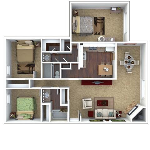 Floorplan - London House Apartments