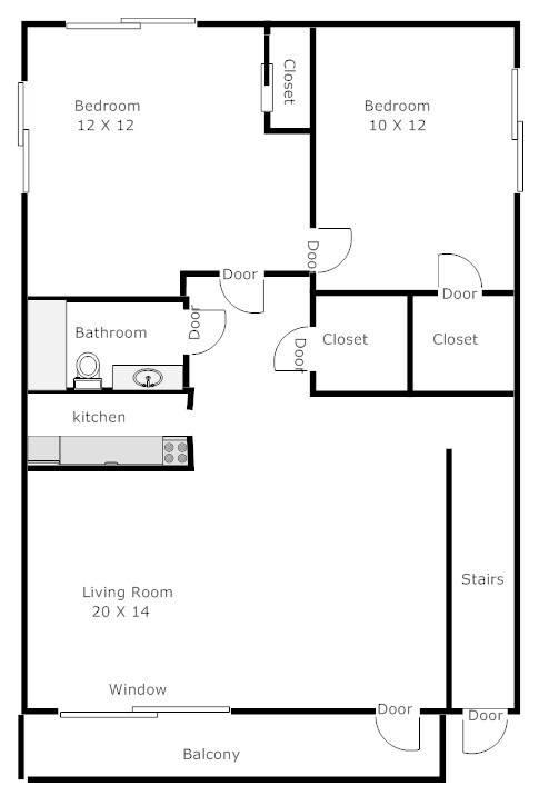 2BR/1BA - Sullivan Gardens - 466