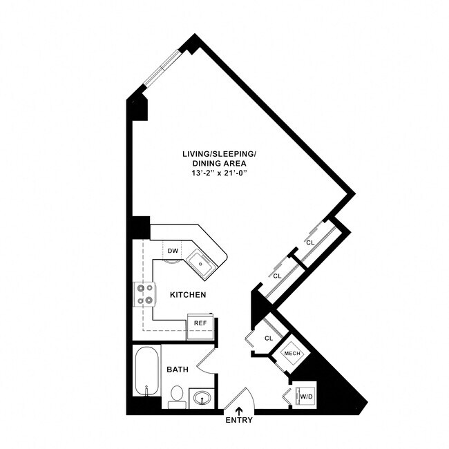 Floorplan - The Alexander Apartments