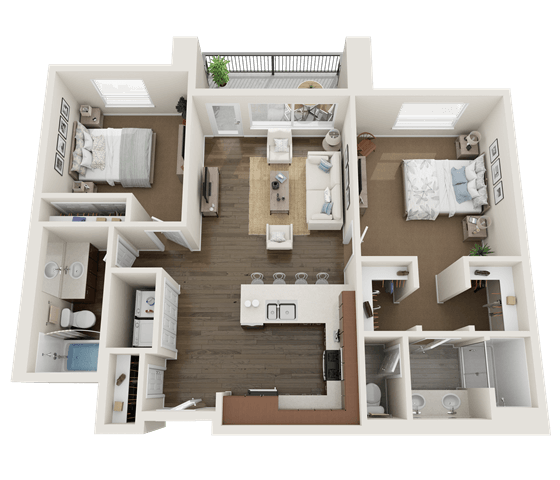 Floorplan - Foothill Lofts Apartments and  Townhomes