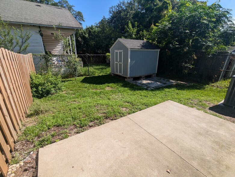 Shed in Backyard - 205 Meares St
