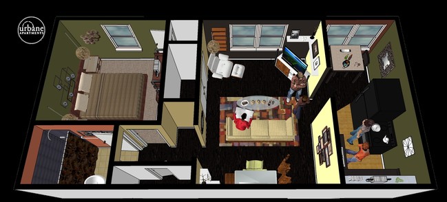 1BR/1BA - The Oakwood Manor Apartments