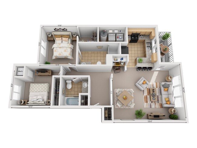 Floorplan - Logger Creek at Parkcenter