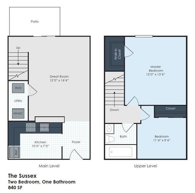 Floorplan - Oak Forest Townhomes & Apartments