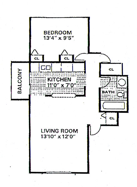 Floorplan - Victoria Hills Apartments