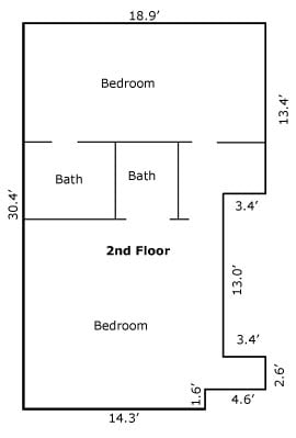2BR/2.5BA (2 of 2) - Bellmere Apartments