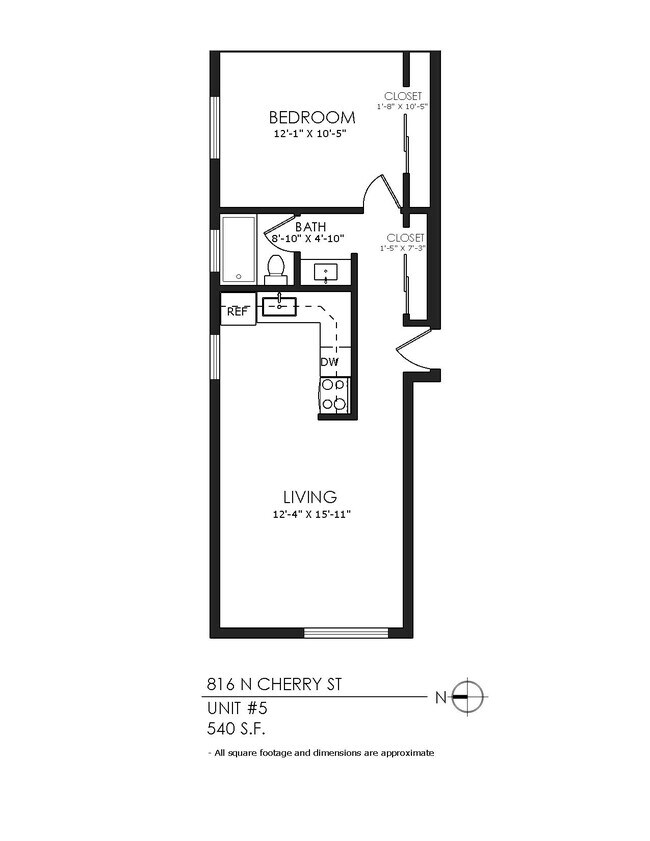 Floorplan - 816 N. Cherry St