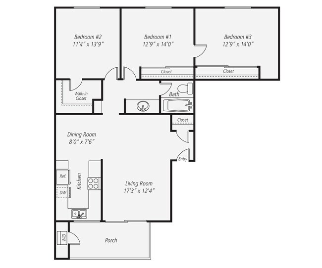 Floorplan - eaves San Dimas