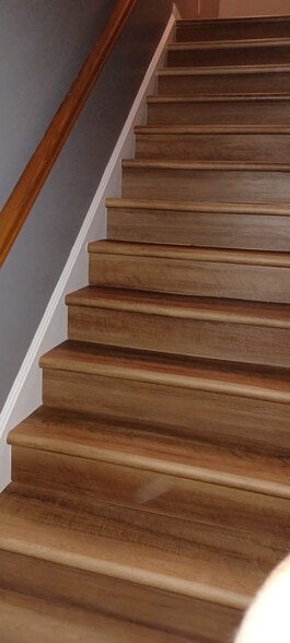 First staircase - 161 N Washington St