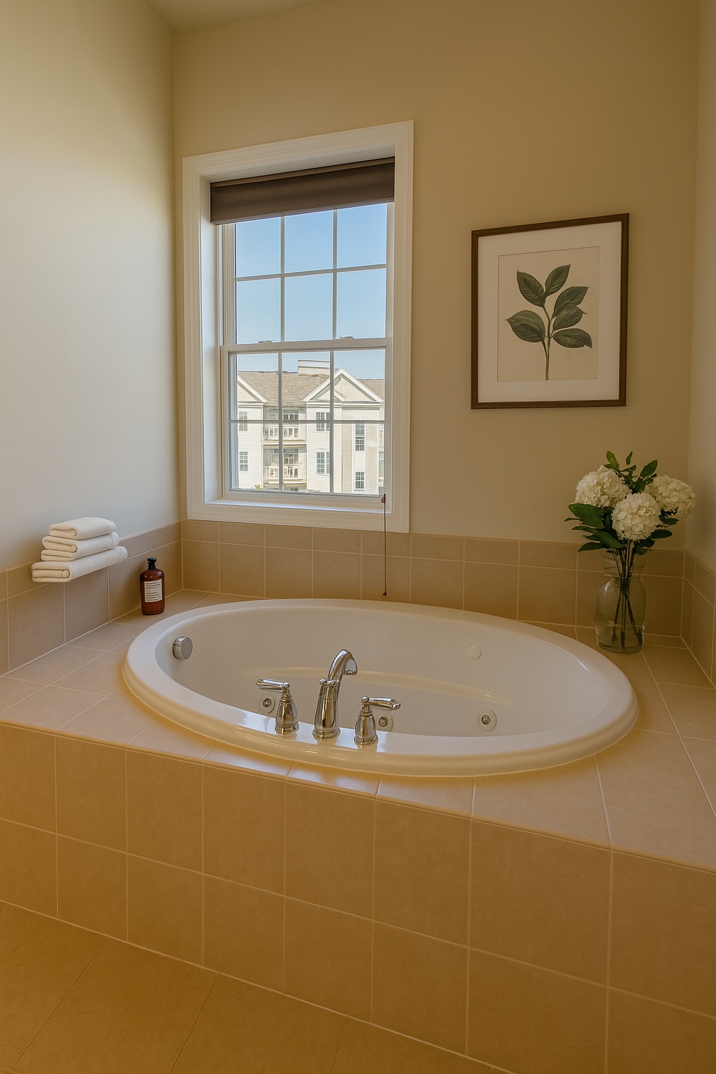Master Bath (virtually staged) - 132 Clocktower Dr