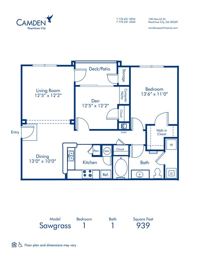Floorplan - Camden Peachtree City