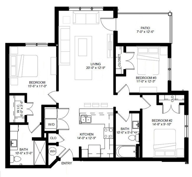 Floorplan - Timbers at Hickory Tree