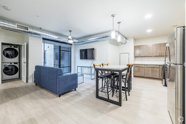 3BD, 3BA - 1,001SF - Kitchen and Living Room - Vic Village South