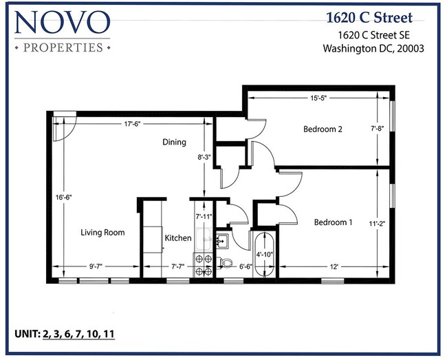 Floorplan - 1620 C Street Apartments