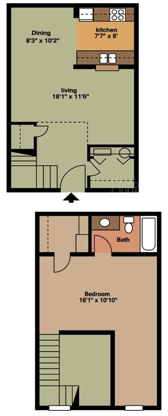 Floorplan - Abbey Lane Apartments